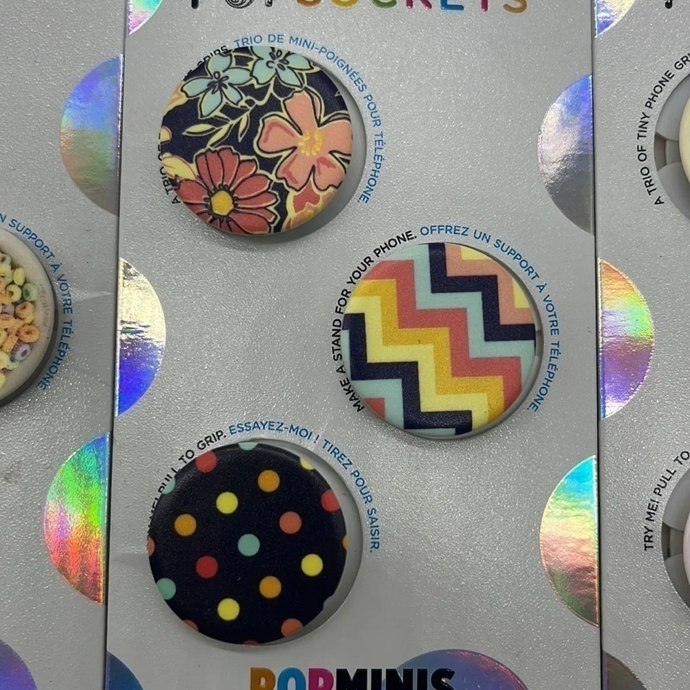 Pop Sockets Popminis - 3 small pop sockets - NWT